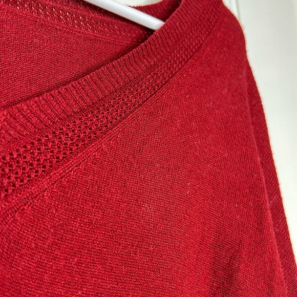 A New Day Red V-Neck Sweater - Picture 4 of 9